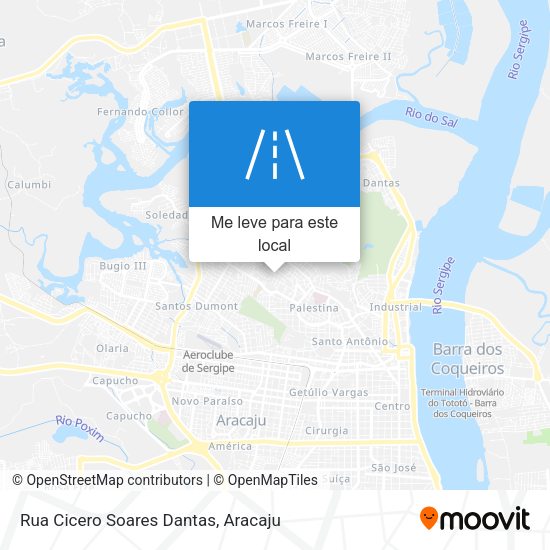 Rua Cicero Soares Dantas mapa