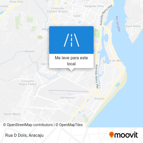 Rua D Dois mapa