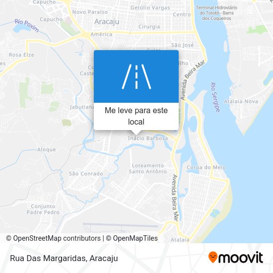 Rua Das Margaridas mapa