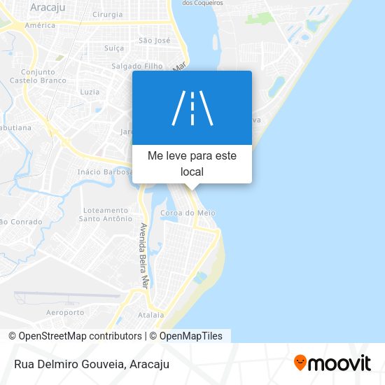 Rua Delmiro Gouveia mapa