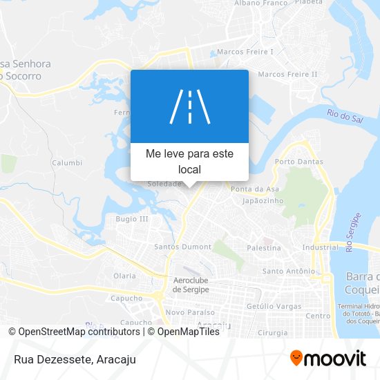 Rua Dezessete mapa