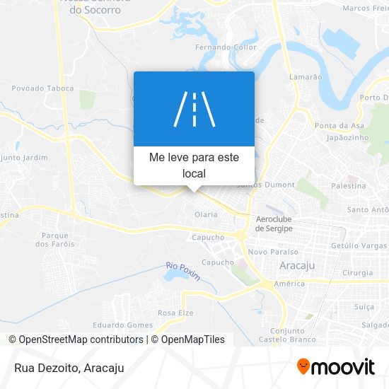 Rua Dezoito mapa