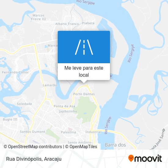 Rua Divinópolis mapa