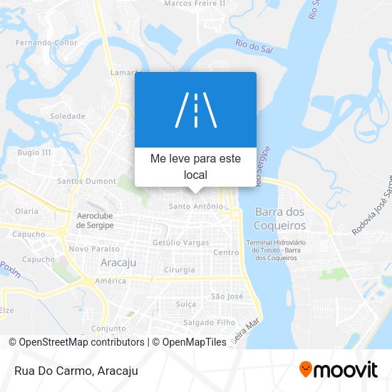 Rua Do Carmo mapa