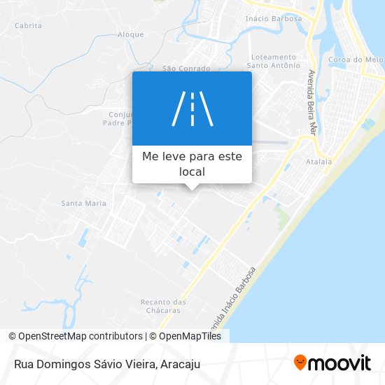 Rua Domingos Sávio Vieira mapa