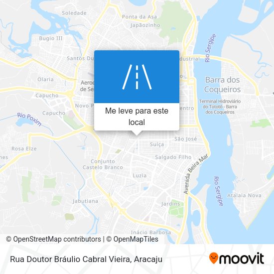 Rua Doutor Bráulio Cabral Vieira mapa