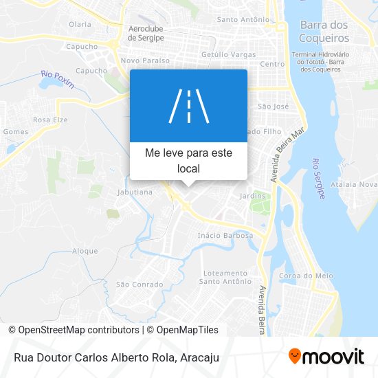 Rua Doutor Carlos Alberto Rola mapa
