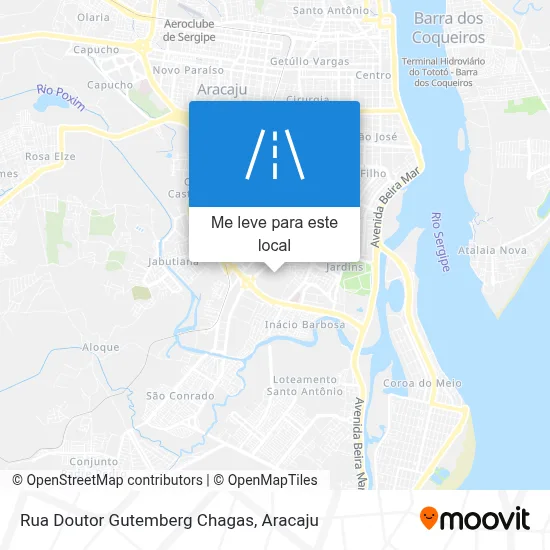 Rua Doutor Gutemberg Chagas mapa