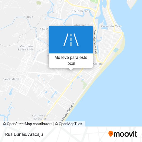 Rua Dunas mapa