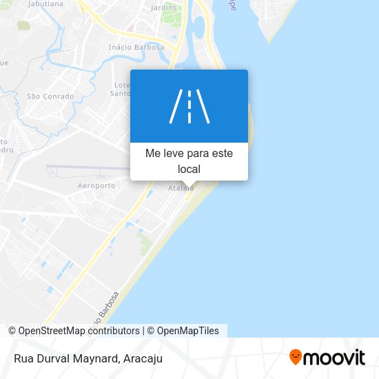Rua Durval Maynard mapa