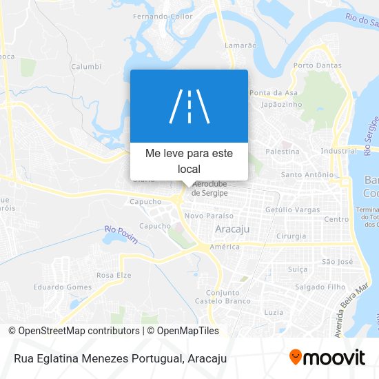 Rua Eglatina Menezes Portugual mapa