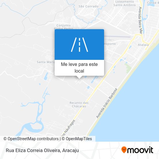 Rua Eliza Correia Oliveira mapa