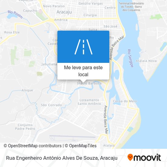 Rua Engenheiro Antônio Alves De Souza mapa