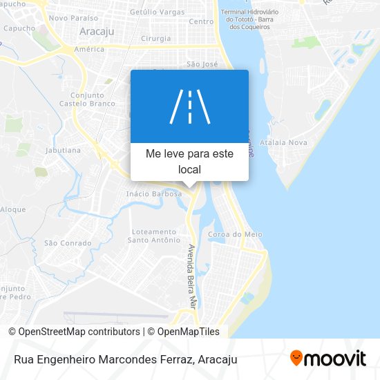 Rua Engenheiro Marcondes Ferraz mapa