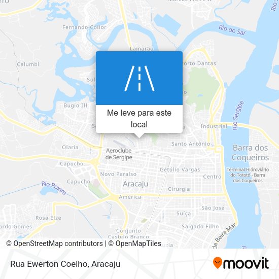 Rua Ewerton Coelho mapa