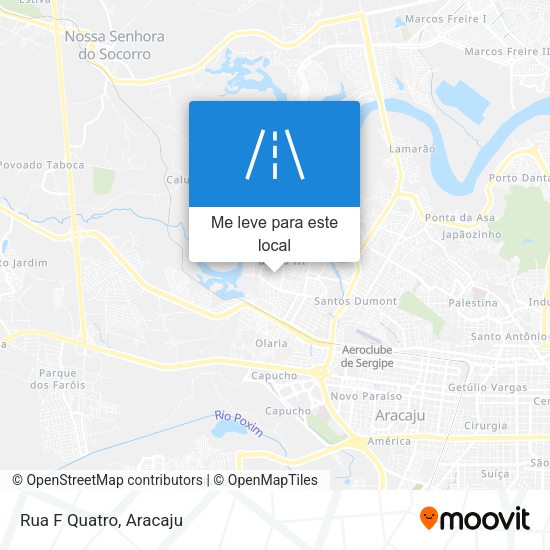 Rua F Quatro mapa