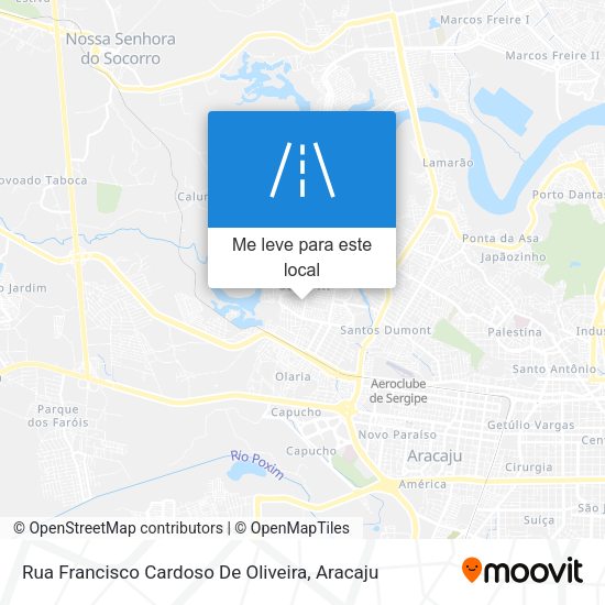Rua Francisco Cardoso De Oliveira mapa