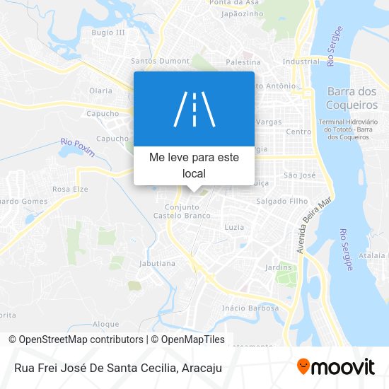 Rua Frei José De Santa Cecilia mapa
