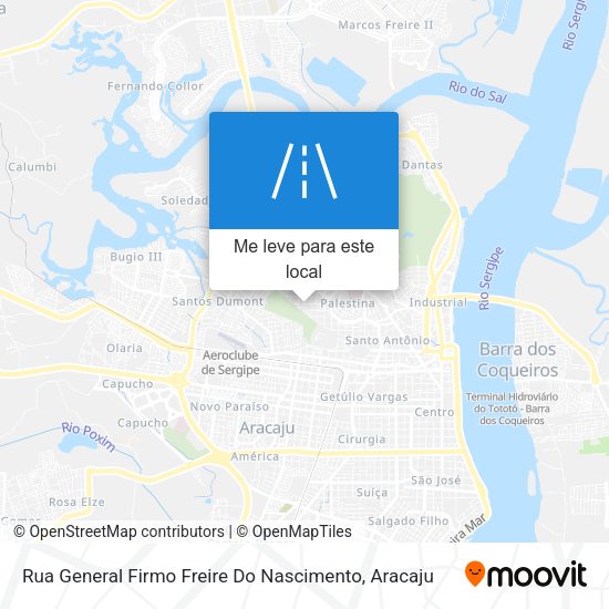 Rua General Firmo Freire Do Nascimento mapa