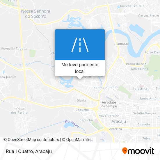Rua I Quatro mapa