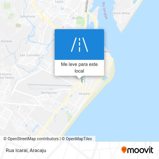 Rua Icaraí mapa