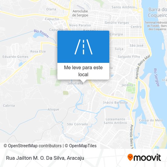 Rua Jailton M. O. Da Silva mapa
