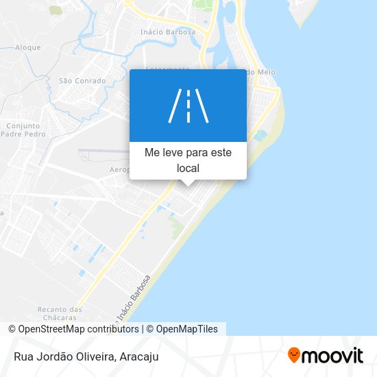 Rua Jordão Oliveira mapa