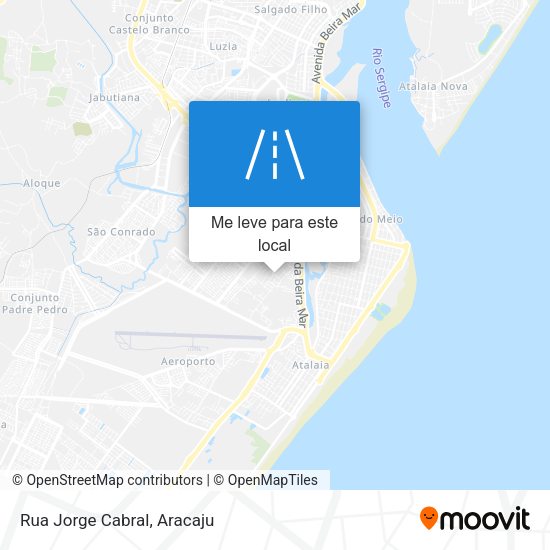Rua Jorge Cabral mapa