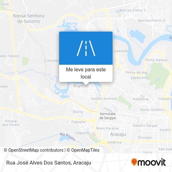 Rua José Alves Dos Santos mapa