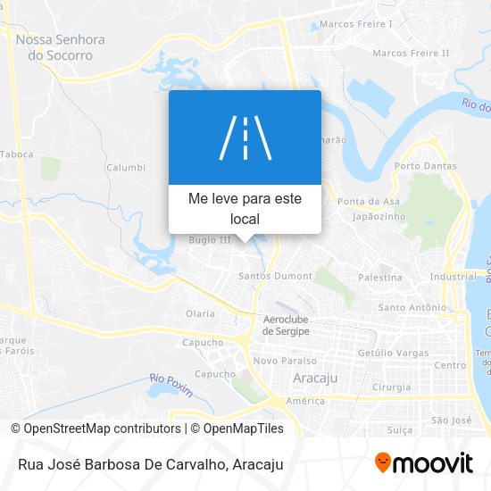 Rua José Barbosa De Carvalho mapa