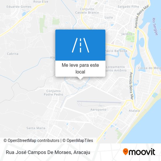 Rua José Campos De Moraes mapa