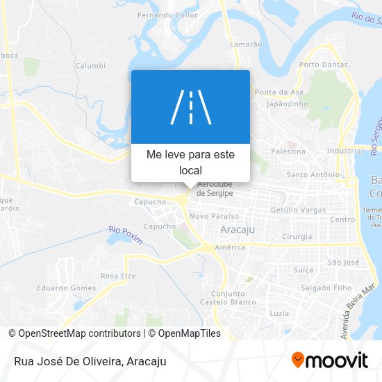 Rua José De Oliveira mapa