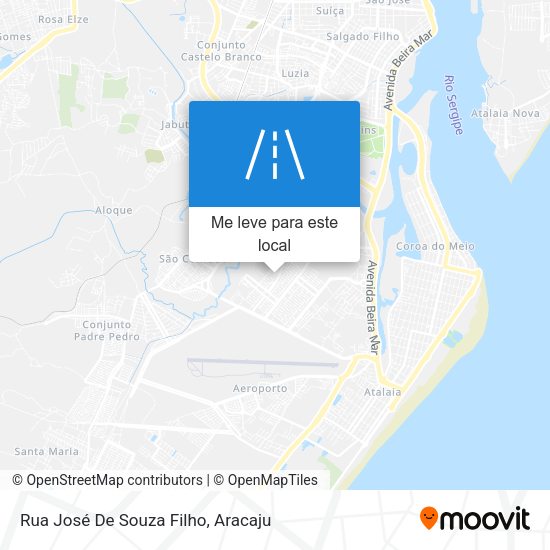 Rua José De Souza Filho mapa