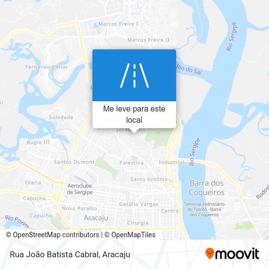 Rua João Batista Cabral mapa