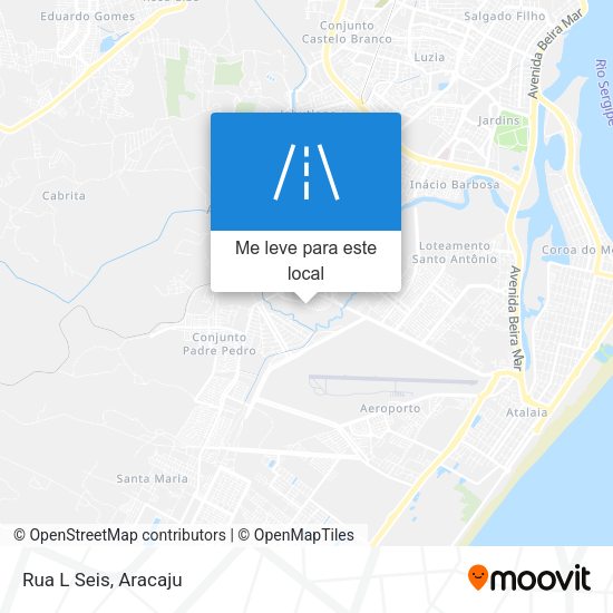 Rua L Seis mapa