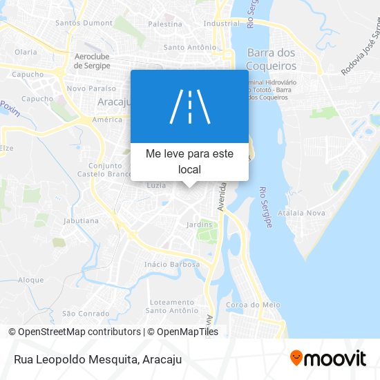 Rua Leopoldo Mesquita mapa