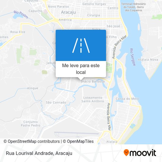 Rua Lourival Andrade mapa