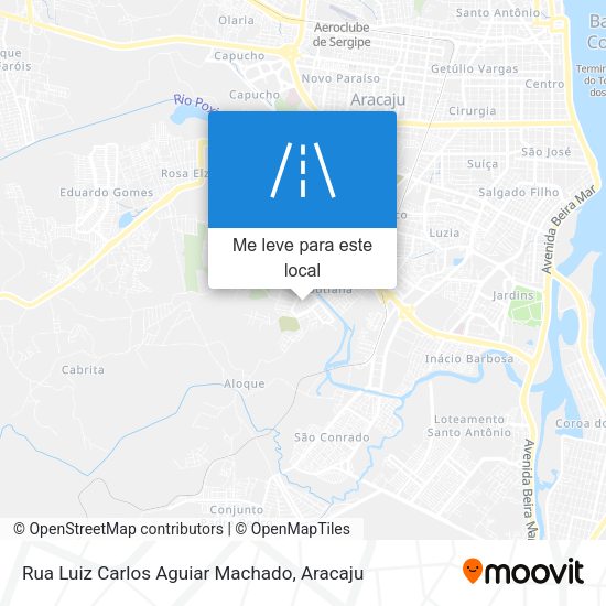 Rua Luiz Carlos Aguiar Machado mapa