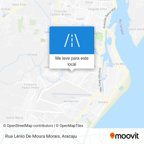 Rua Lênio De Moura Morais mapa