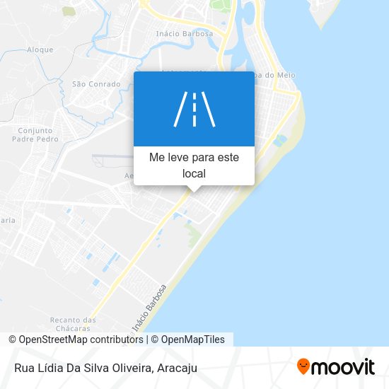 Rua Lídia Da Silva Oliveira mapa