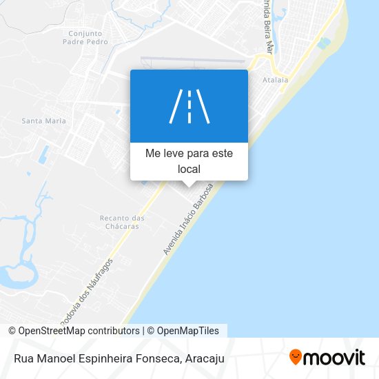Rua Manoel Espinheira Fonseca mapa