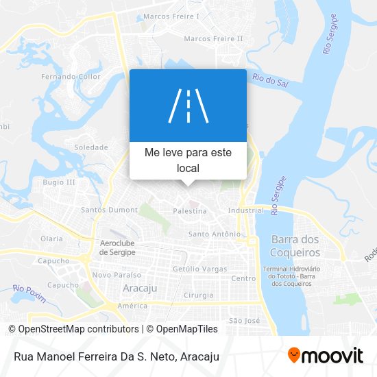 Rua Manoel Ferreira Da S. Neto mapa