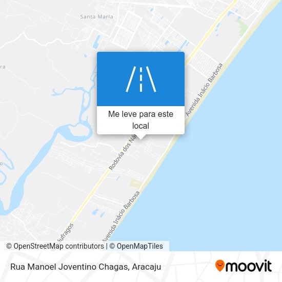 Rua Manoel Joventino Chagas mapa