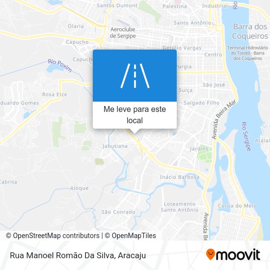 Rua Manoel Romão Da Silva mapa
