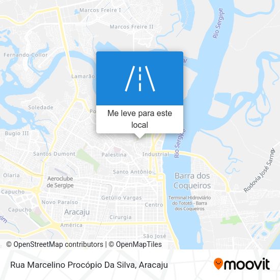 Rua Marcelino Procópio Da Silva mapa