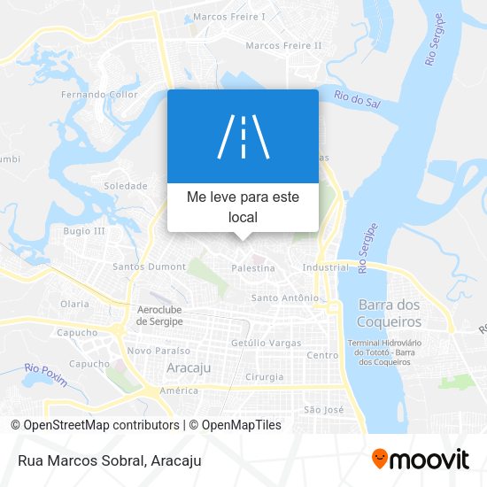 Rua Marcos Sobral mapa