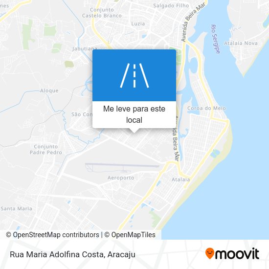 Rua Maria Adolfina Costa mapa