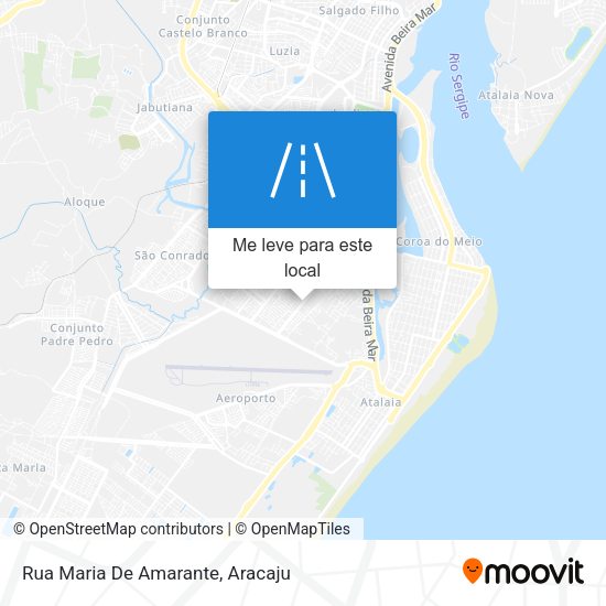 Rua Maria De Amarante mapa
