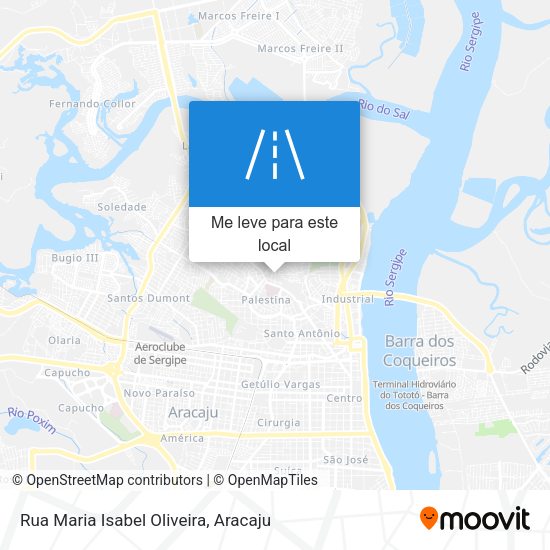 Rua Maria Isabel Oliveira mapa