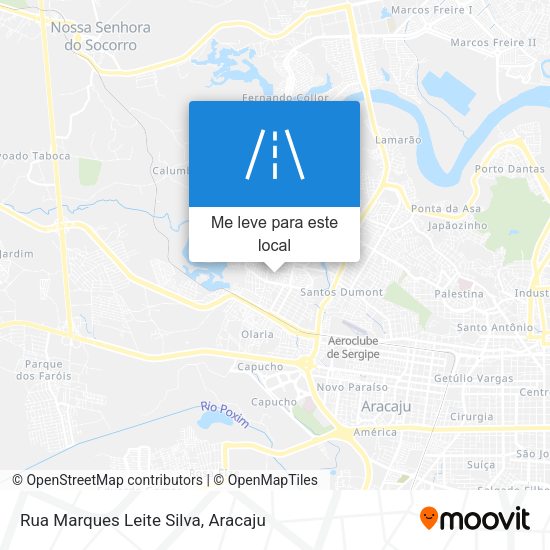 Rua Marques Leite Silva mapa